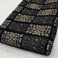 Tissu en velours tricoté Dobby brodé Maruti Sai Designer 9000, antistatique, lourd, 120 GSM, sur mesure, pour vêtements de mariage et de fête