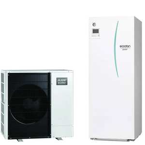 Sistema HVAC Doméstico Mitsubishi de 14 kW A+++ R32 con Bomba de Calor Integrada y Tanque de Almacenamiento ACS de 200 Litros A++ - Product Image 1