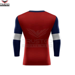 Alta calidad Rash Guard Custom Men's Rash Guard en cantidad a granel para la venta Hecho en Pakistán Fabricación Rash Guard - Product Image 3
