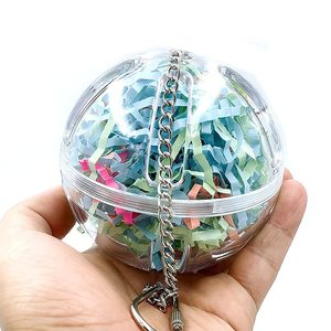 Jouet en plastique suspendu de 3.5 "à dévisser avec papier déchiqueté à l'intérieur pour perroquet <span class=keywords><strong>moyen</strong></span> et grand - Product Image 5