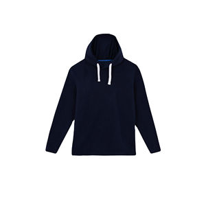 Sudadera con capucha sólida informal para hombre, tejido polar de poliéster y algodón para invierno, 100% algodón con capucha, diseño térmico de logotipo personalizado - Product Image 4