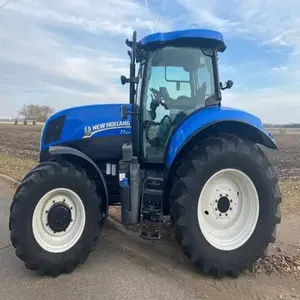 Machine agricole de tracteur New-Holland T7210 2014 d'occasion en gros avec des conditions de travail à haute efficacité disponibles maintenant pour l'expédition - Product Image 2