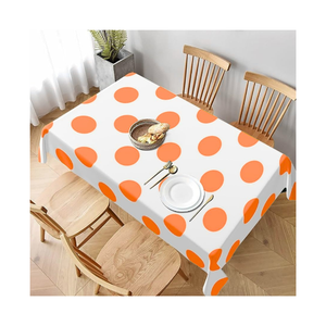 Nappe en coton et lin 100% certifiée GOTS, écologique, faite à la main, à carreaux jaunes, motif géométrique tissé, style pastoral, lavable - Product Image 5