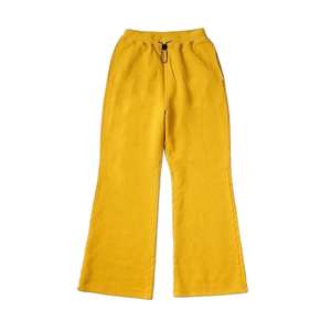 Pantalon de survêtement thermique pour femme à taille mi-élastique, respirant, coupe ample, jambe large, en coton, décontracté, streetwear, hiver, baggy - Product Image 3