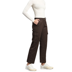 กางเกงคาร์โก้สตรีมีกระเป๋าหลากหลายดีไซน์เหมาะสำหรับชุดลำลองเหมาะสำหรับความสนุกกลางแจ้ง - Product Image 5