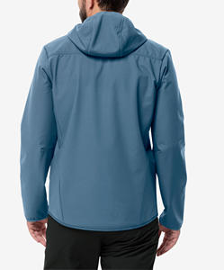 Conception légère de vestes extérieures d'homme de Softshell d'ajustement de confort - Product Image 4