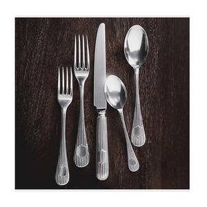 Couverts de restaurant entièrement gaufrés Couverts réutilisables Incroyable manche rond épais Couteaux et cuillère Fourchette Ensemble de couverts - Product Image 6