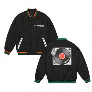 เสื้อแจ็คเก็ตเบสบอลสำหรับผู้ชาย สไตล์วินเทจ ลายโดนัลด์ดั๊ก แบบมีฮู้ด สำหรับฤดูหนาว  สามารถสั่งทำได้ - Product Image 5