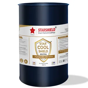 Star Cool Shield Industrial High Albedo Heat Reflective Coating Paint Highest SRI Value-130 Energy Saving for Metal Surfaces