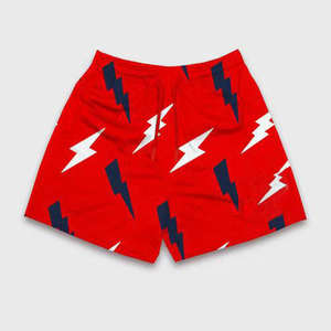 Short de sport d'été en maille de basket-ball avec logo personnalisé pour hommes, fermeture élastique et respirante à la taille, impression par sublimation de type moyen, grande taille - Product Image 3