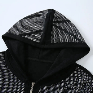 Survêtements d'hiver unisexes à capuche, couleur unie, prix de gros, best-seller, design simple et vierge, sport, fitness, jogging - Product Image 4