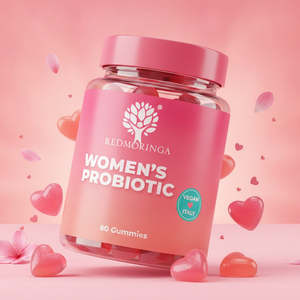 Gommose Probiotiche Intime per Donne, Equilibrio del pH, 60 Unità, Etichetta Privata OEM Italia, RedMoringa - Product Image 1