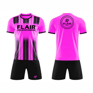 La mejor calidad, diseño personalizado, transpirable, comodidad, conjuntos de uniformes de camiseta de fútbol, servicio OEM para jóvenes, jugadores masculinos, corte automatizado - Product Image 4