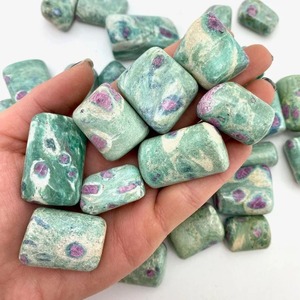 Tốt Nhất Người Bán Tự Nhiên Của Ruby Fuchsite Nhào Đá Chữa Bệnh Đá Quý Thạch Anh Đánh Bóng Của Ruby Trong Fuchsite Pha Lê Nhào Đá - Product Image 4