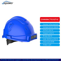 Casque de chantier intelligent 4G avec caméra de diffusion en direct et capteurs – Casque de sécurité intelligent pour la construction