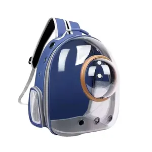 Portable Cat Dog Carrier Backpack Capsule Kitty Puppy Carrying Shoulders Bag Pets Supplie Transparent Spacecraft Pet Carrier Bag