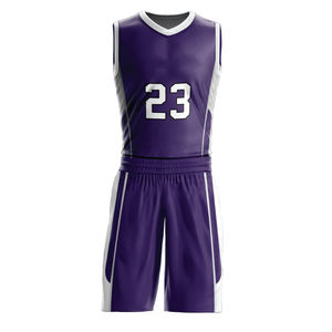 Uniforme de Baloncesto Personalizado de Nuevo Estilo, Hecho en Pakistán, 100% Poliéster, Fácil de Usar, Uniformes de Baloncesto de la Mejor Calidad - Product Image 5