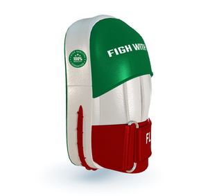 Almohadillas marciales de boxeo personalizadas de alta calidad para hombres, cómodo equipo de perforación de enfoque de cuero curvo, alta comodidad, superventas - Product Image 4