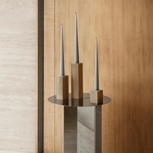 Modern Floor Wooden <b>Candle</b> <b>Holder</b> for Home Decor <b>Tall</b> Standing Display Stylish Accent for Living Room and Entryway From India - Product Image 3