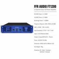 Amplificateur de puissance professionnel FFR AUDIO série FT