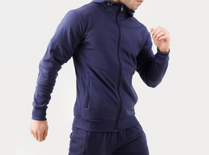 Nuevos chándales de moda para hombre, diseño de logotipo personalizado, conjuntos de chándal de temporada de invierno transpirables de talla grande - Product Image 4