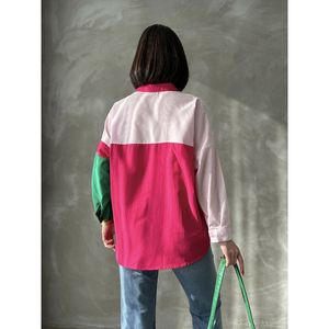 เสื้อผู้หญิงลายทางแบบแพทช์เวิร์ค คอลเลคชั่นขายส่ง - Product Image 1