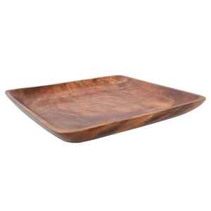 Plateau de service en bois naturel durable MA CRAFT INDIA avec poignée, taille personnalisée acceptée pour les tables à café/thé et les événements - Product Image 4