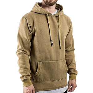 เสื้อมีฮู้ดผู้ชายผ้าฝ้าย100% แนวสตรีทเทอร์รี่โอเวอร์ไซส์โอเวอร์ไซส์ - Product Image 5