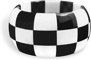 Handmade Resin Round <b>Bangles</b> Bracelet Multi Color Artistic Pattern Jewelry Collectible Craft Decor Anniversary Party for Woman - Product Image 5