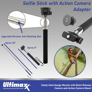 Advanced Urban Edition Digital <b>Camera</b> 128GB Memory Card 2 Replacement <b>Batteries</b> LED Light Kit Mounting Bracket CMOS Capturing - Product Image 5