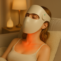 Masker Wajah LED Silikon Siap Ekspor dengan Desain Tahan Air dan Garansi 2 Tahun untuk Pengencangan Kulit & Pemurnian Tekstur