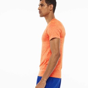 T-shirt à col rond surdimensionné pour homme 240 GSM Jersey de coton lourd à séchage rapide avec épaules tombantes et motif imprimé - Product Image 4