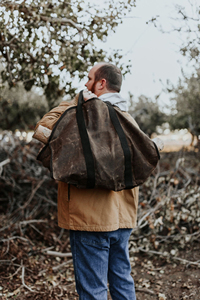 <b>Best</b> Quality <b>Firewood</b> Canvas Wood Carrying Bag Log <b>Carrier</b> Wood Gathering Camping for Woods <b>Firewood</b> Storage CWR-0006 - Product Image 4