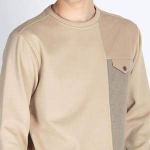 Manufactory Supply Custom 350g Raglan Shoulder Fleece <b>Lined</b> Crewneck Sweatshirt <b>Men</b> Women Sweat Shirt - Product Image 6