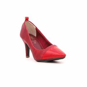 รองเท้าศาล WN7320 Maroon ส้นเตี้ยของผู้หญิง - Product Image 2