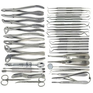 Kit de Instrumentos Quirúrgicos Manuales de Acero Inoxidable para Cirugía General y Uso Veterinario - Product Image 3