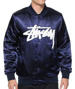 Chaquetas universitarias de satén fino personalizadas para hombre para logotipos bordados de invierno para uso de Letterman - Product Image 3