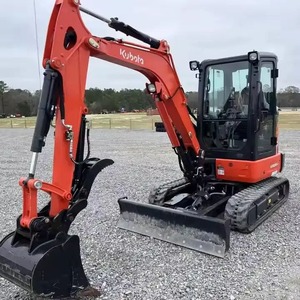 Miniexcavadora hidráulica sobre orugas Kubota de segunda mano, 3,5 toneladas, usada para excavadora Kubota U35, toneladas - Product Image 1