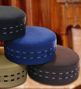 Chapeaux Kufi pour hommes de qualité supérieure avec logo personnalisé, faits à la main, en fil de polyester, cousus, motifs traditionnels d'été, automne et printemps - Product Image 4