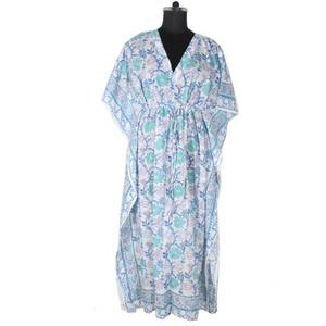 2025 Hot Sale <b>African</b> Batik Long Kaftan Plus Size Dresses Women KFCL007 Manufacturer Women's <b>Wear</b> Designer Indian Cotton Kimono - Product Image 5