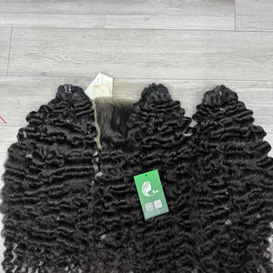 La mejor venta al por mayor competitiva Body Wave Bundles Raw Virgin Extensiones de cabello vietnamita Trama de cabello Remy Onda natural Jerry Curl Styles - Product Image 3