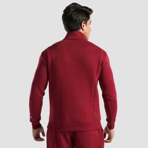 เสื้อซิป 1/4 ตัว ระบายอากาศได้ดี สีแดงเลือดหมู - Product Image 2