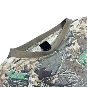 T-shirt surdimensionné en camouflage d'arbre réel, T-shirt personnalisé, T-shirt vierge, imprimé jungle, T-shirt pour homme - Product Image 4