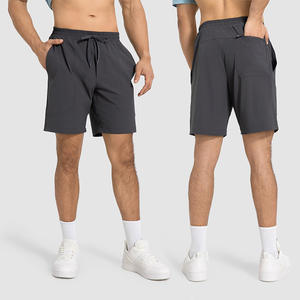 Pantalones cortos de tabla para hombre, impermeables, de punto, con cordón medio, de secado rápido, ligeros, transpirables, para gimnasio, entrenamiento, correr, pantalones cortos deportivos - Product Image 6