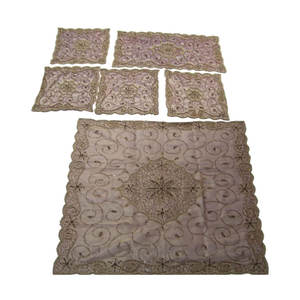 Mantel elegante hecho a mano con bordado de tejido de Organza para cenas, bodas y decoración del hogar - Product Image 1