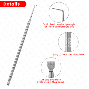 Best <b>Lash</b> Lift Tools Eyelash Lifter <b>Comb</b> Separating Tool Custom Point for <b>Lash</b> Lifting Applicator Tool by Bahasa Pro - Product Image 4