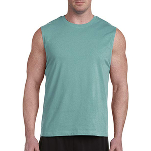 Débardeur pour homme noir élégant de base en gros Mode été Débardeur sans manches pour homme - Product Image 6