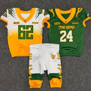 Uniforme football américain maillot et pantalon de football sergé réversibles sublimation pantalon d'uniforme football américain - Product Image 1