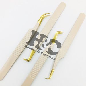 Pinzas personalizadas con logotipo de etiqueta privada, nuevas pinzas de extensión de pestañas postizas de acero inoxidable, juegos sostenibles con punta puntiaguda de visón - Product Image 6