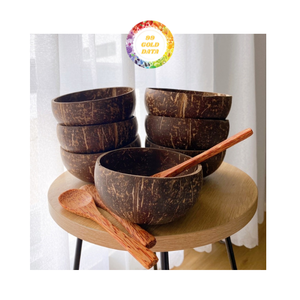 Bol en coquille de noix de coco écologique offrant un charme naturel à un prix abordable pour les marchés internationaux - Product Image 1